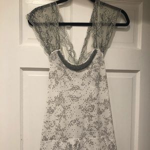 Free People Top with Lace Straps